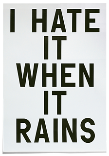 I Hate It When It Rains